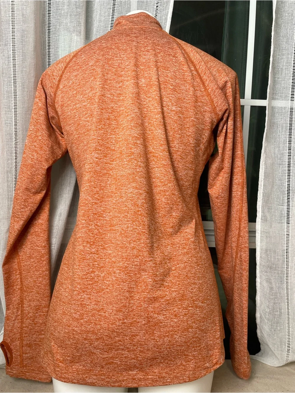 Nike Texas Longhorns Orange Long-Sleeve Quarter-Zip Dress
